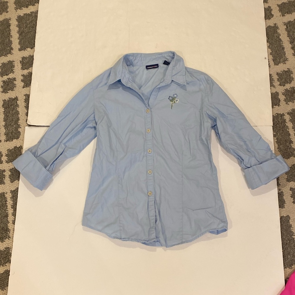 4/$20 Limited Too blue shirt size 16 xox